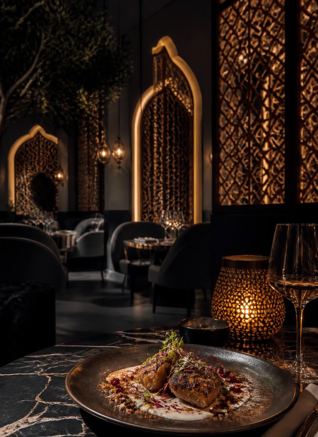 The Falwa dining room